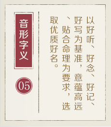 菏泽起名流程五